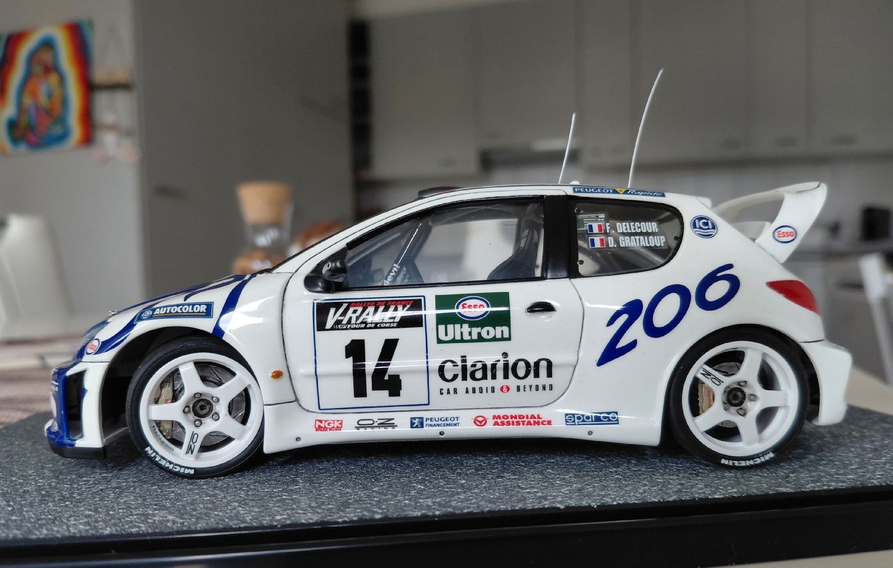 Tamiya Modellini d'auto: Peugeot 206 WRC – Nuovo (secondo la descrizione) da Bottenwil venduto da Toyscout 4