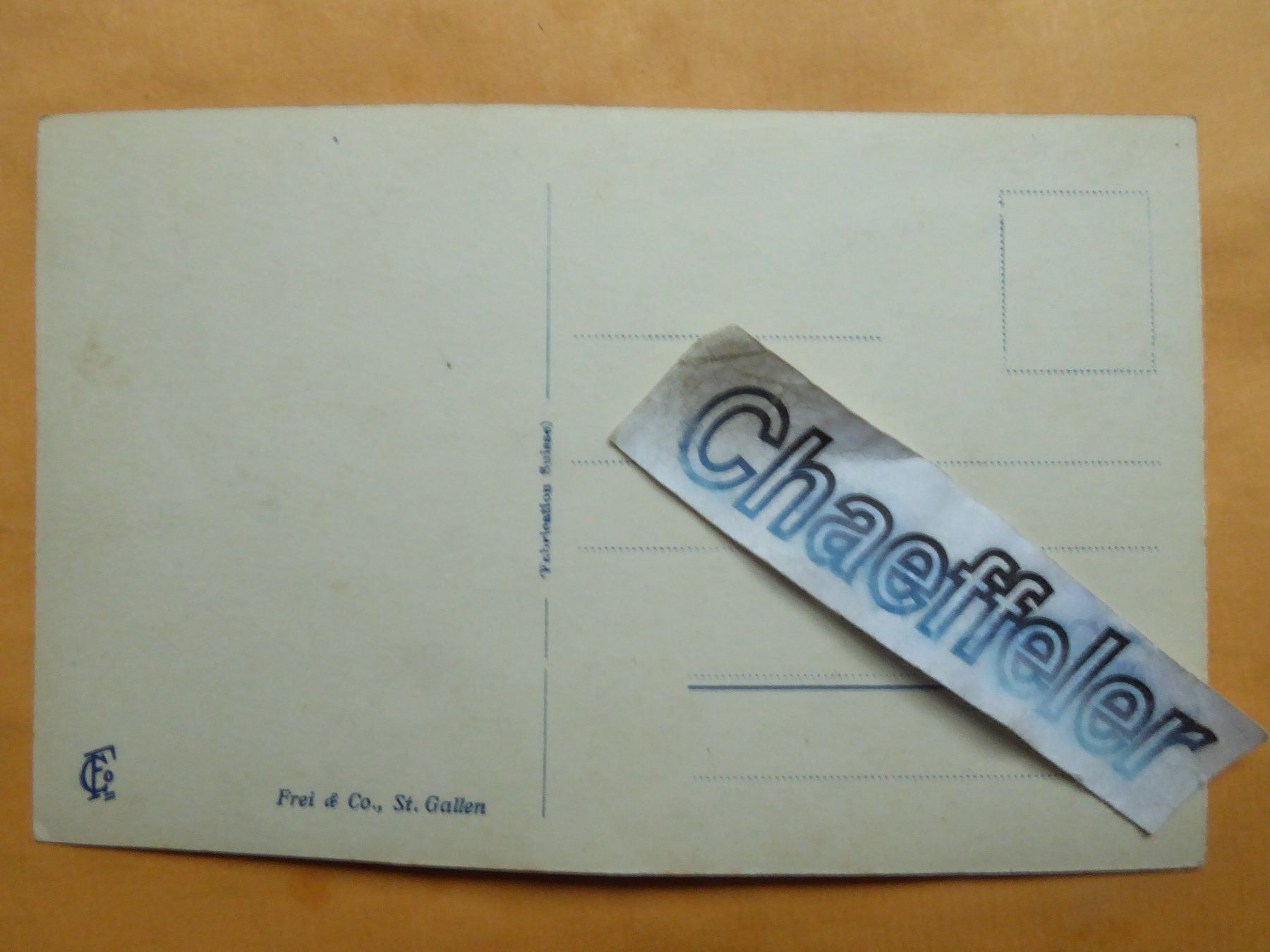 Cartoline postali: 2515 Säntis, Blick auf Churfirsten – Usato da Zürich venduto da Chaeffeler 1