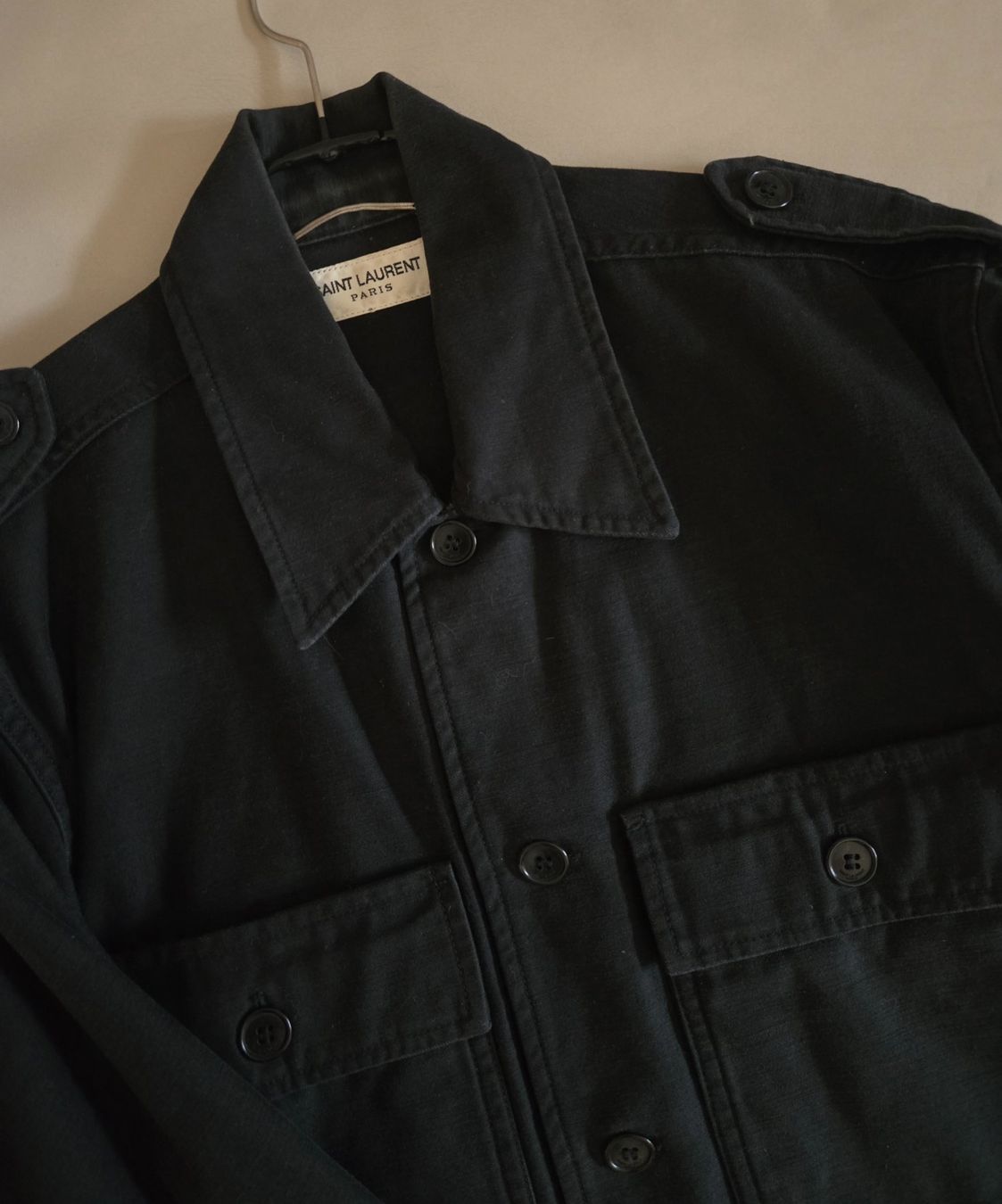 Saint Laurent Jacken: Saint Laurent Hemd Jacke schwarz – Gebraucht aus Basel von Mr.Wednesday 1
