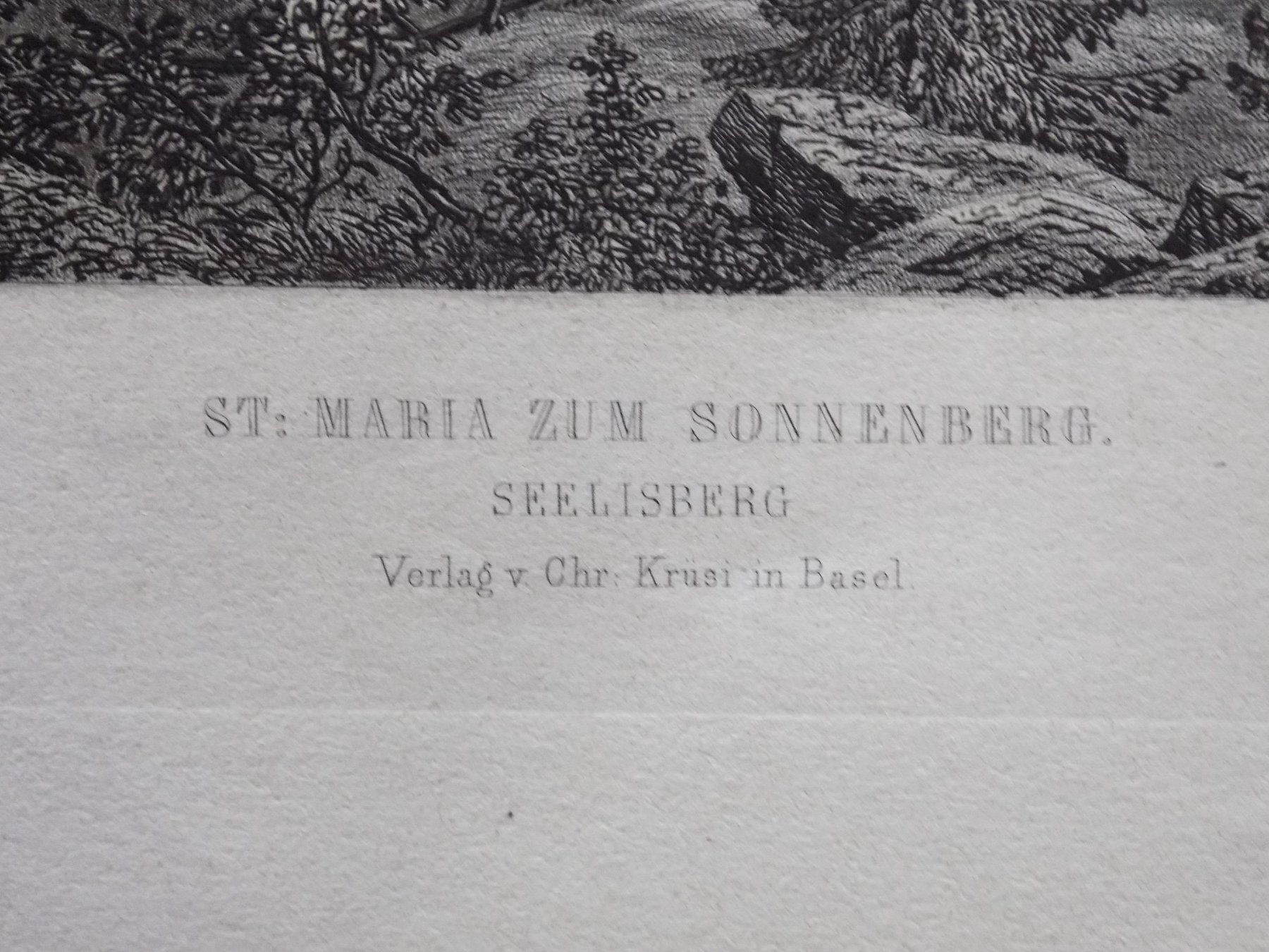 Gravures: St.Maria Sonnenberg Seelisberg – D'occasion à Risch par Rischli15 2