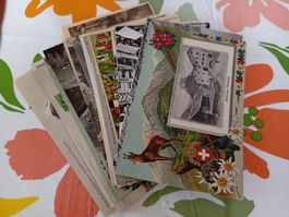 Collezione cartoline svizzera formato piccolo