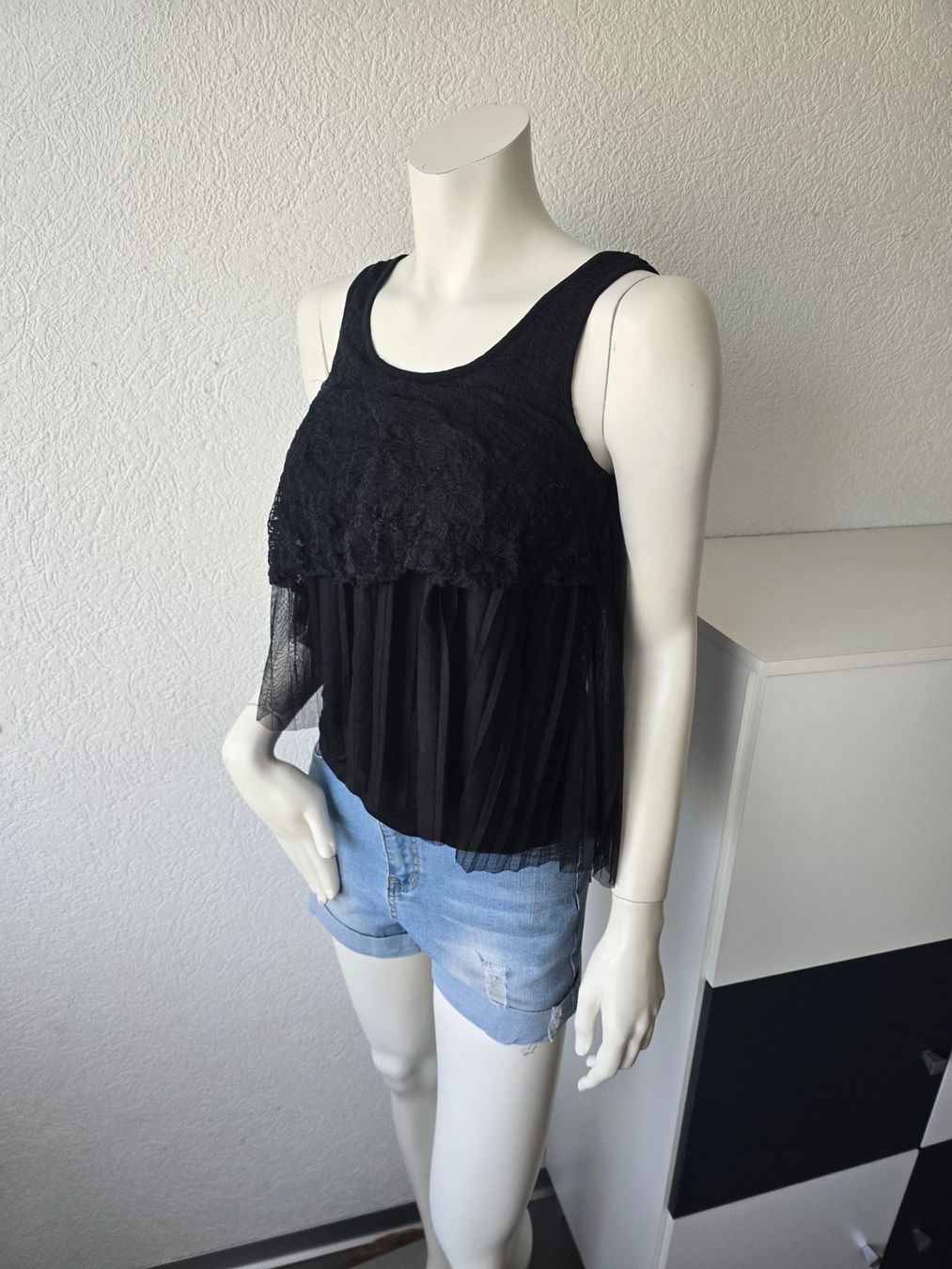 Tops: Debardeur fluide noir T-S – Gebraucht aus Les Verrières von kitel79 5