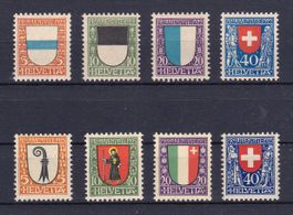 J21-28, postfrisch, SBK 90.-