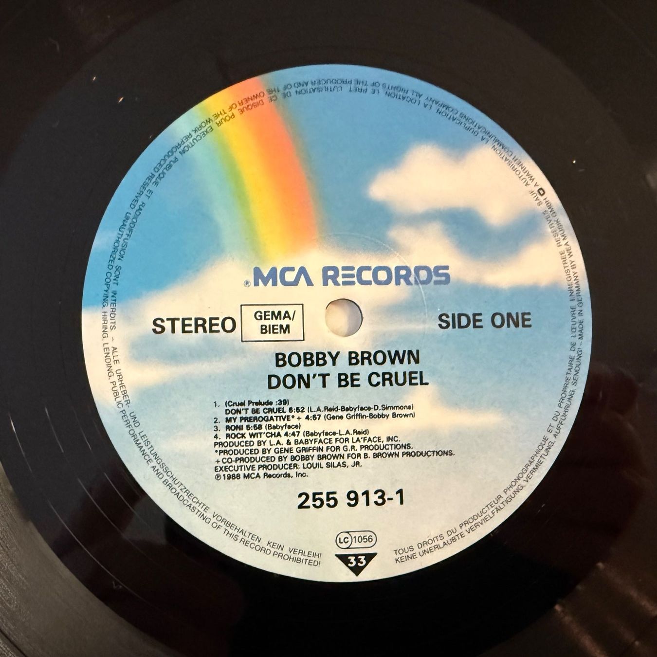 Dischi in vinile: BOBBY BROWN - DON`T BE CRUEL – Usato da Zürich venduto da fehlton 3