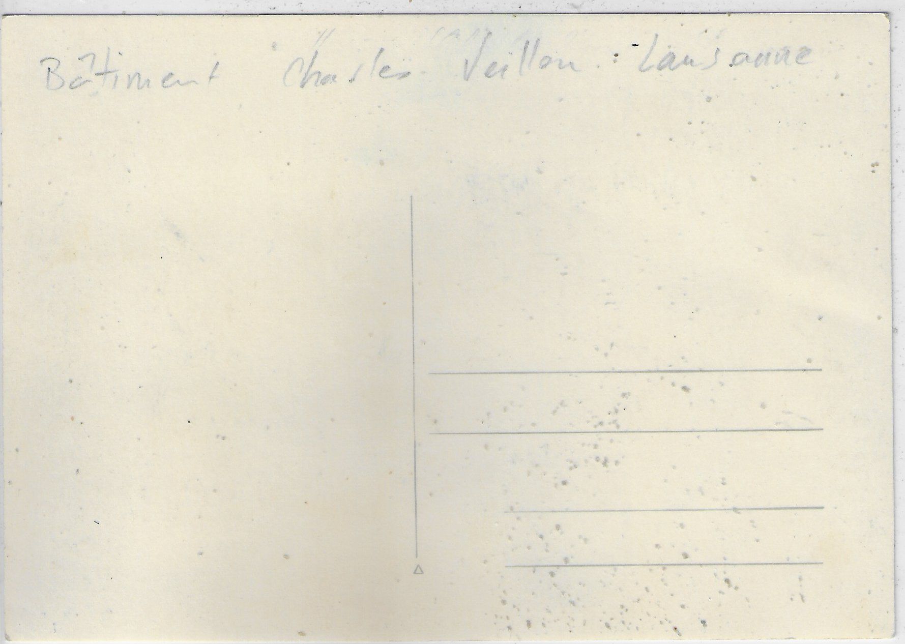 Cartoline postali: Lausanne - Batiment Charles Veillon – Usato da Ettingen venduto da Kartenplanet 1