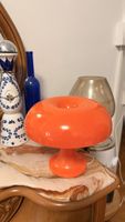 Tischlampe Pilzform orange funktionsfähig