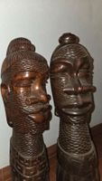 Sculptures tribales africaines en bois massif