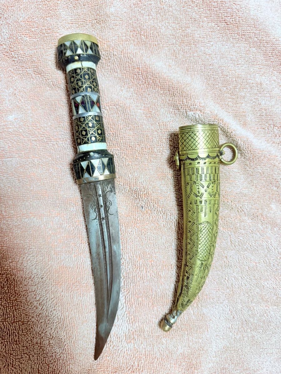 Posate: Dolch, Damaszener, syrisch – Usato da Biel/Bienne venduto da Tibet20 1