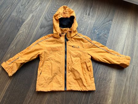 Jacke mit Kapuze abnehmbar, Gr. 98, orange