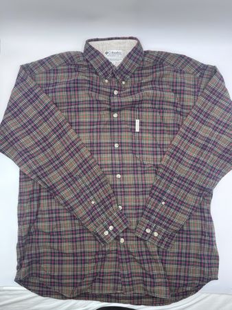 Herren Hemd Columbia kariert bunt gebraucht, XL