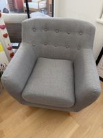 Sessel grau guter Zustand 75x75x80 cm