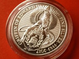 2 Oz The Queen's Beasts "The Griffin of Edward III." 2017