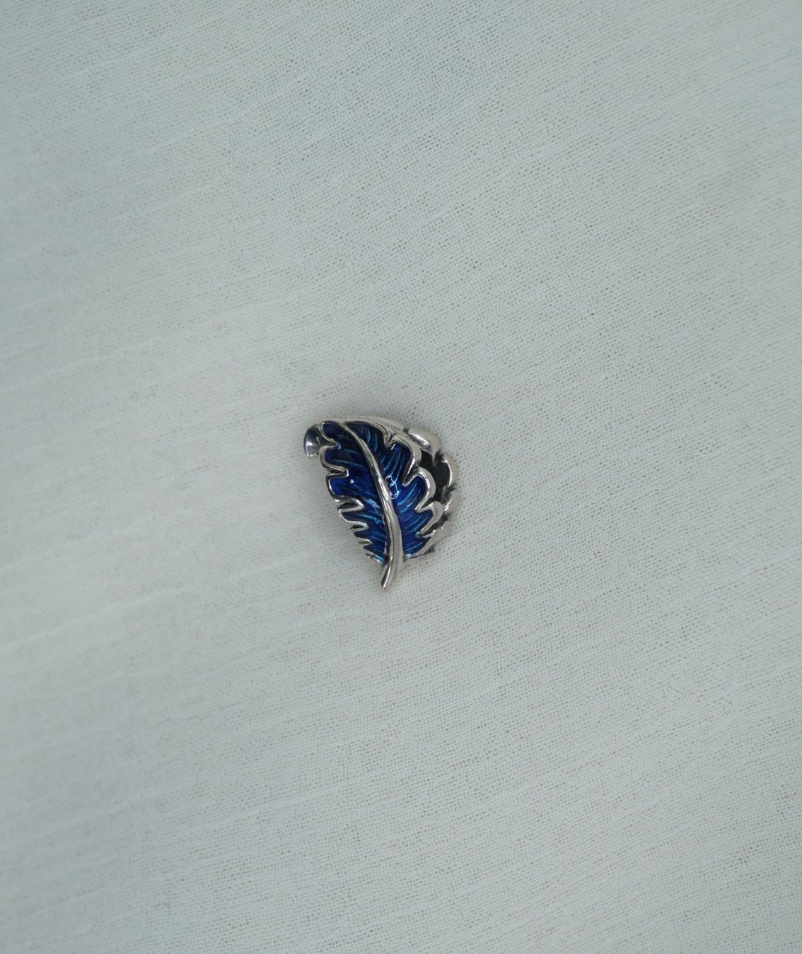 Ciondoli: Charm "blaue Feder" zu Pandora Silber 925 – Nuovo (secondo la descrizione) da Niederbüren venduto da Fidi5 1