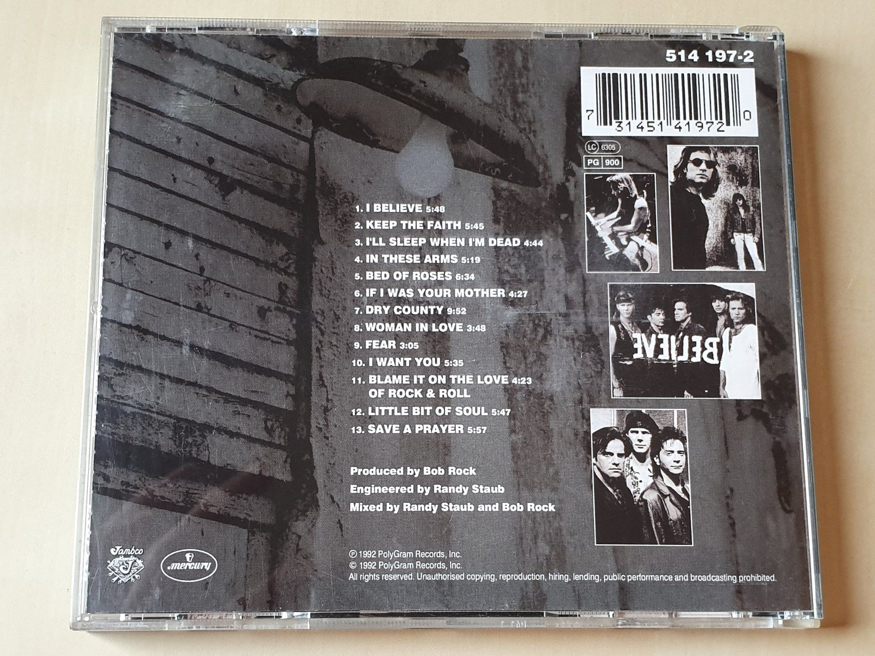 CD: Bon Jovi Keep the Faith – Usato da Stansstad venduto da collectorsshop 1