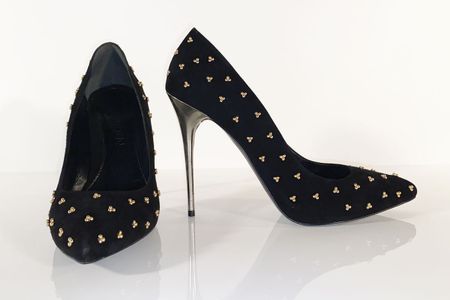 Alexander McQueen Pumps Wildleder schwarz Gr. 40.5