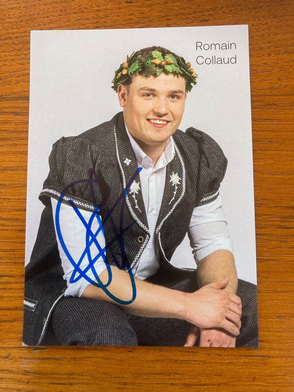 Autogramme: Romain  Collaud  /  orig. AK – Neu (gemäss Beschreibung) aus Lovens von Traktor69