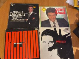 Gilbert Bécaud Schallplatten Konvolut, diverse Jahrgänge!