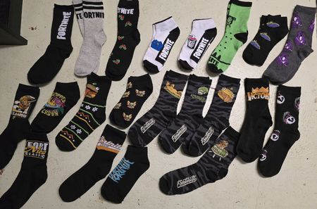 selling fortnite socks never wear !