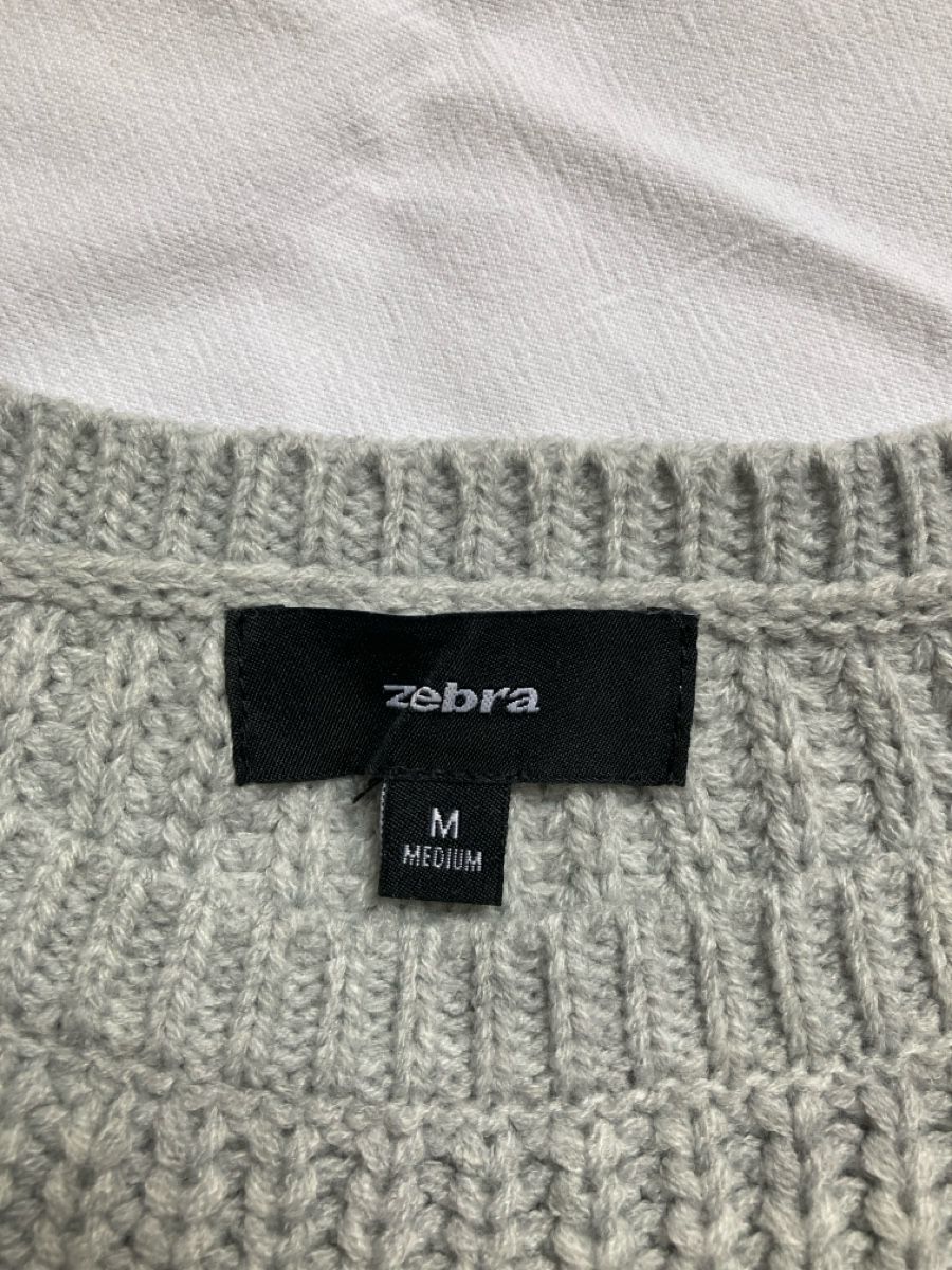 Zebra Pullover & Sweatshirts: Grauer Strickpullover von Zebra, Grösse M - Top Zustand! – Gebraucht aus Oberbipp von Campanula 1