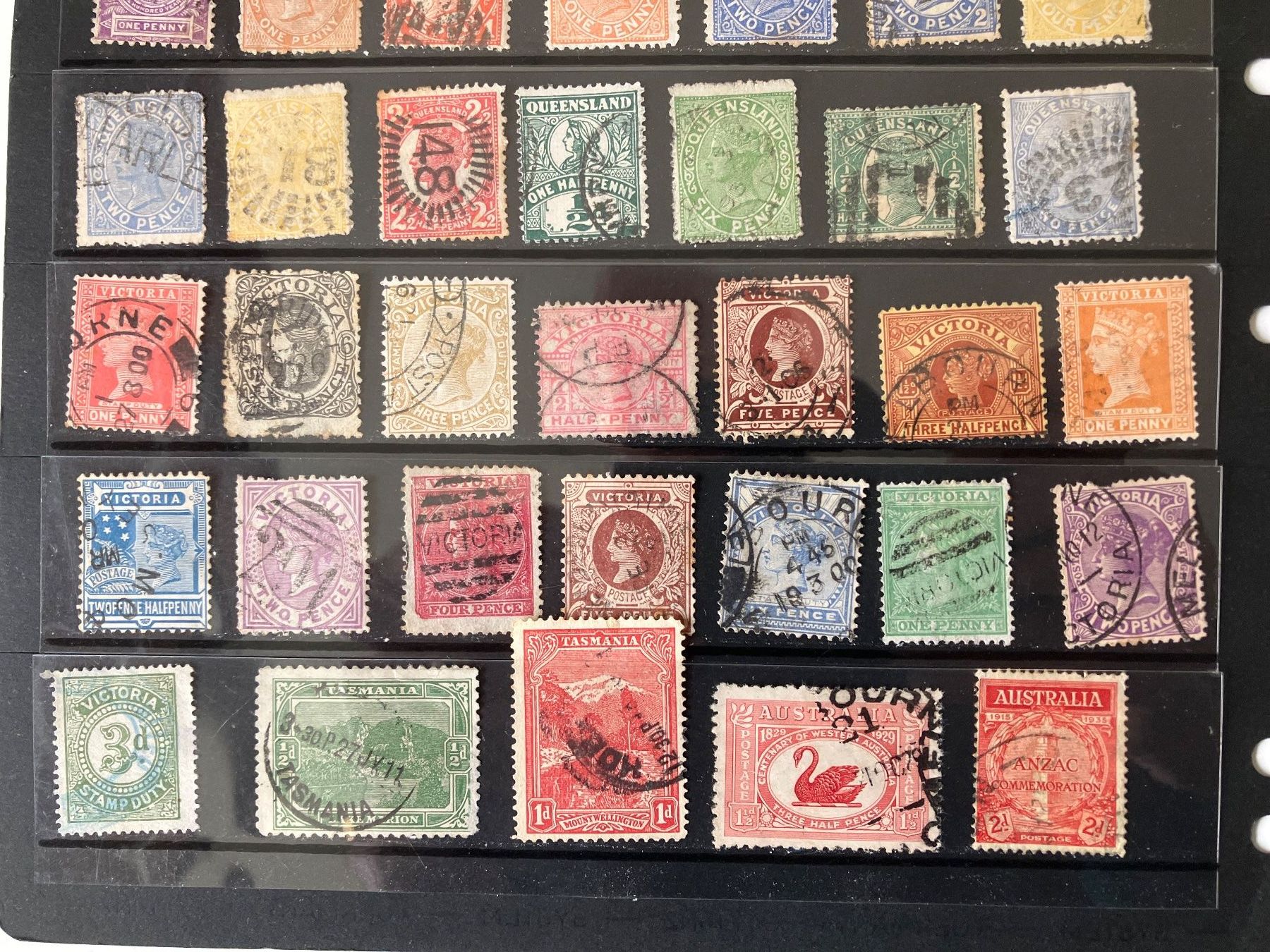 Tutti i francobolli: uraltes Lot Australien /4 Bilder – Usato da Baar venduto da Ramona10 3