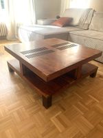 Table basse en bois carré design