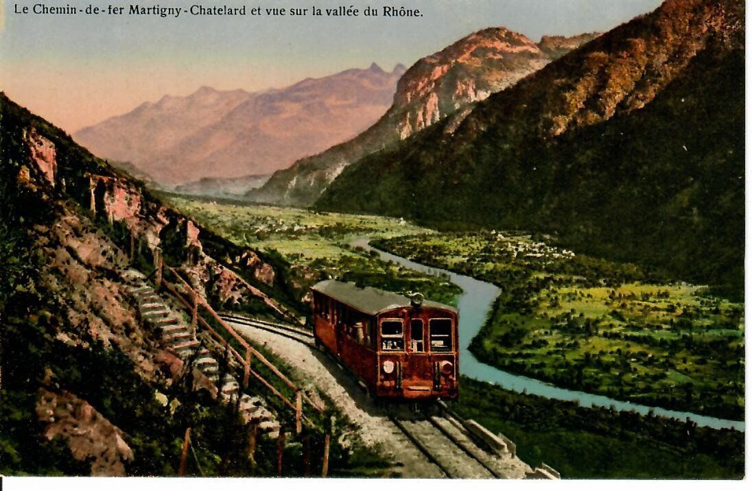 Ansichtskarten: Le Chemin de Fer Martigny - Chatelard – Gebraucht aus Hochdorf von Ziegel-16