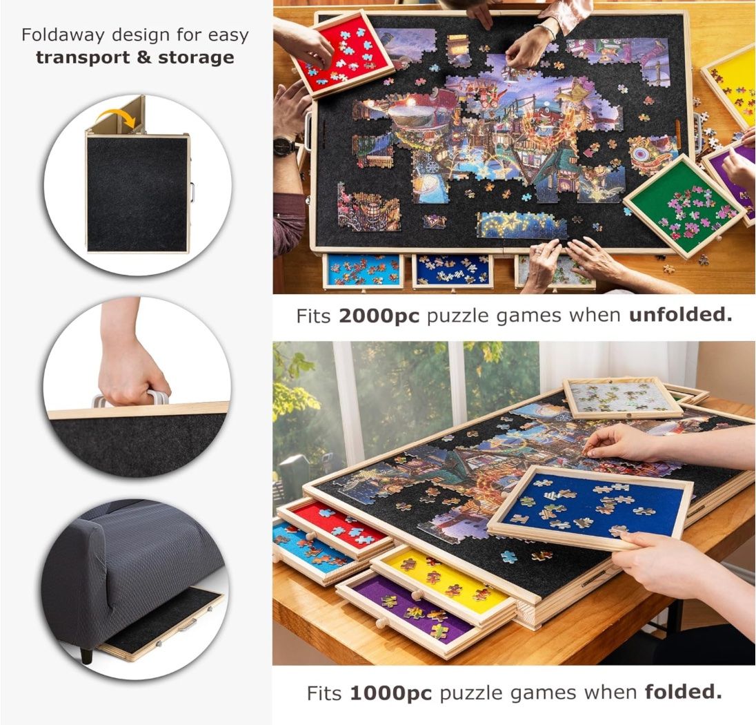 Puzzles: Puzzlebrett – Neu (gemäss Beschreibung) aus Schlieren von Sternli1325 2