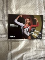 Autogrammkarte Emma Malewski Turnerin DTB mit Unterschrift