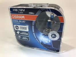 2 Stk. Osram H8 Birnen 12V/ 35W / Cool Blue Intense