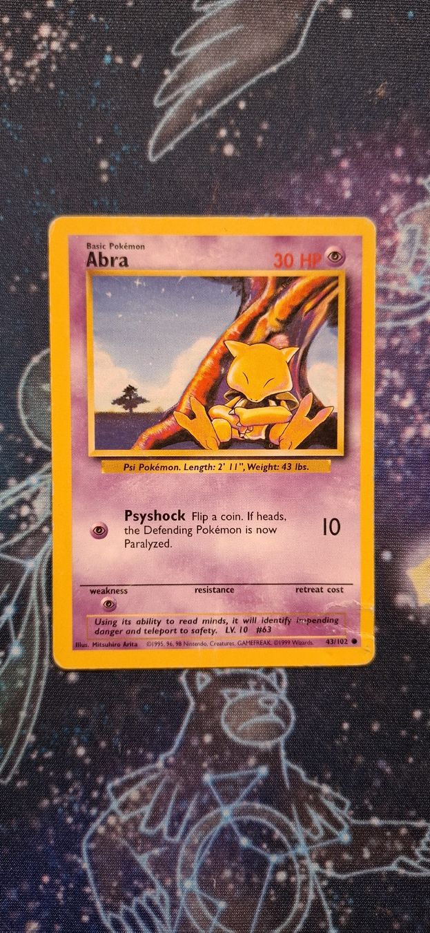 Pokémon Carte collezionabili: Abra 43/102 - Base Set ENG  – Usato da Petit-Lancy venduto da Kara_TCG 1