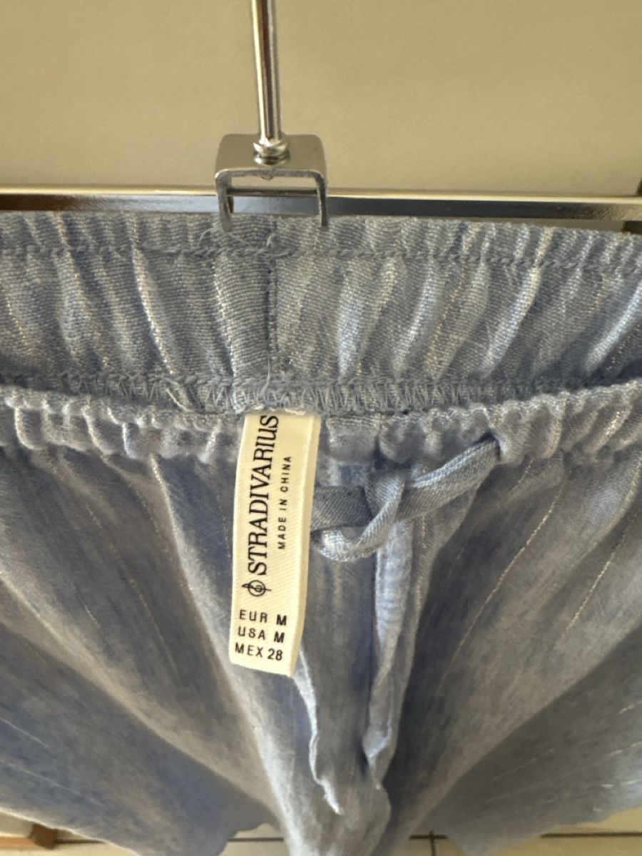 Stradivarius Pantaloni: Pantalon léger Stradivarius bleu clair taille M neuf – Nuovo (secondo la descrizione) da Pully venduto da kaba07 3