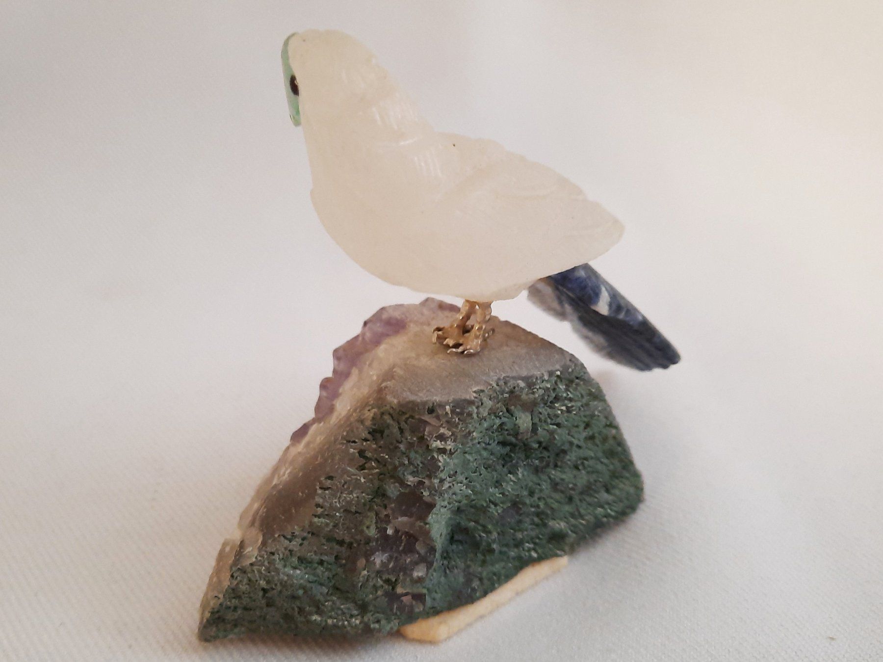 Minéraux & Lithothérapie: 2 Amethyst mit Papagei – D'occasion à Beinwil am See par Restwert_Beinwil 8