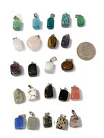 Neu! 23 Stein Anhänger - DIY Schmuckherstellung Charm
