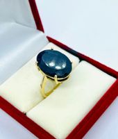 750 Gold Ring mit 10 ct Saphir