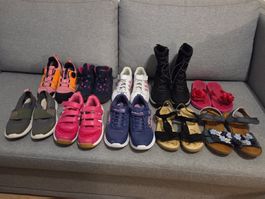 Schuhpaket Kinderschuhe – 10 Paar, Grösse 34