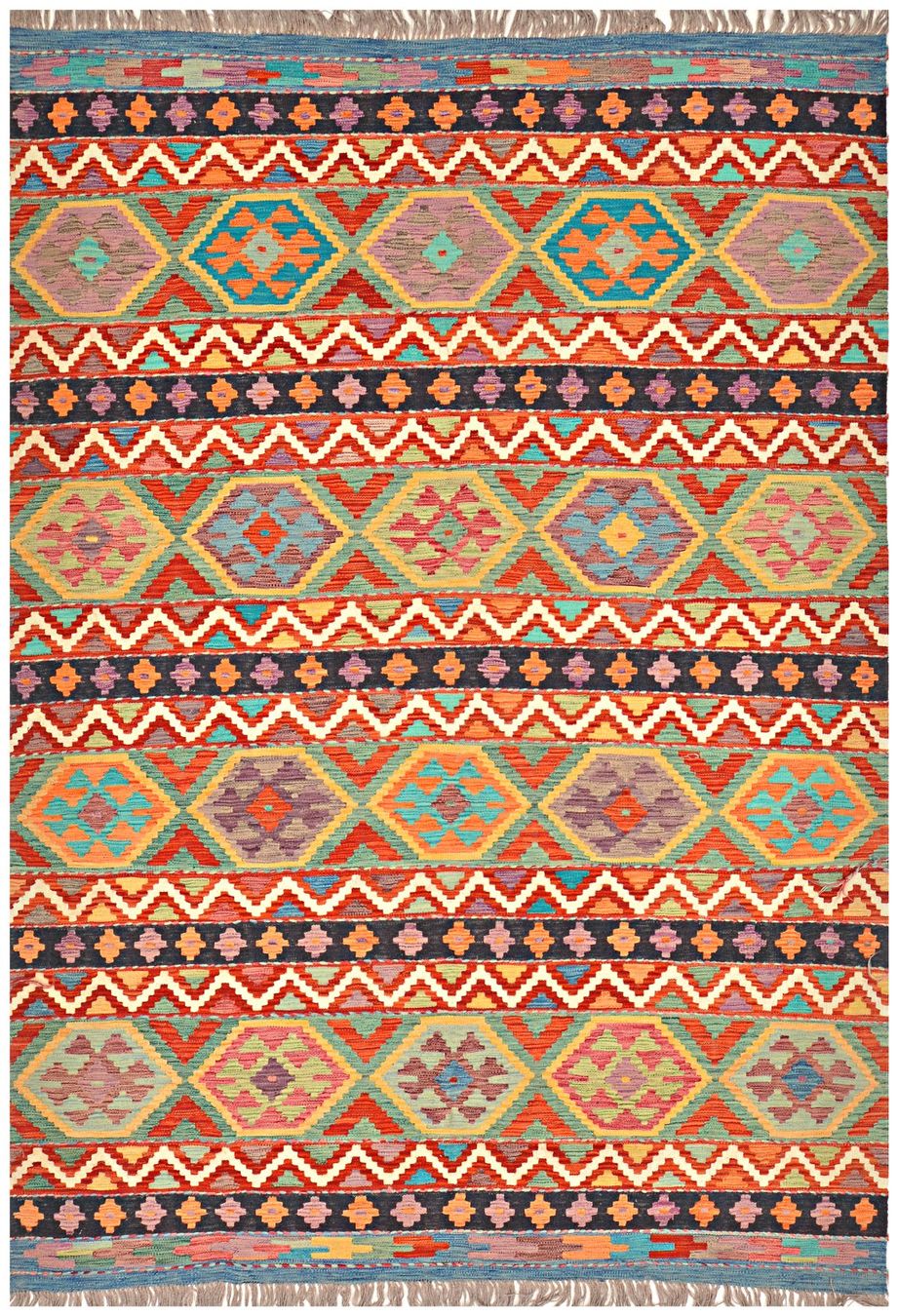 Kelim Tappeti: Oriente Kelim Teppich 200x300 cm – Nuovo e nell'imballaggio originale da Lahore venduto da Fairways79 2