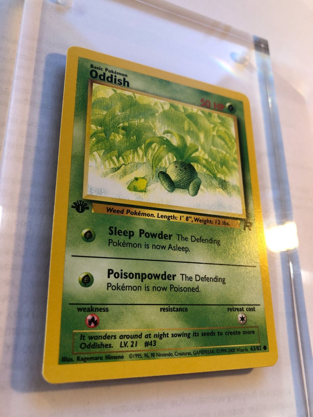 Sammelbilder & Trading cards: Oddish 1st Team Rocket - MINT - ab 1.- – Gebraucht aus Giubiasco von dan_pr8b 1