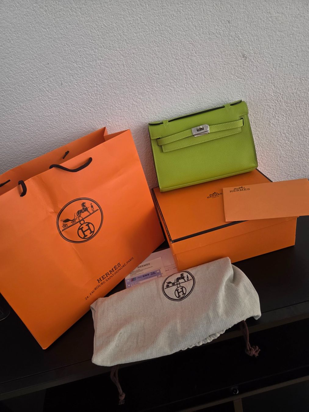 Hermès Borse da donna: Hermès Kelly Mini Grün – Usato da Fahrwangen venduto da esmee648