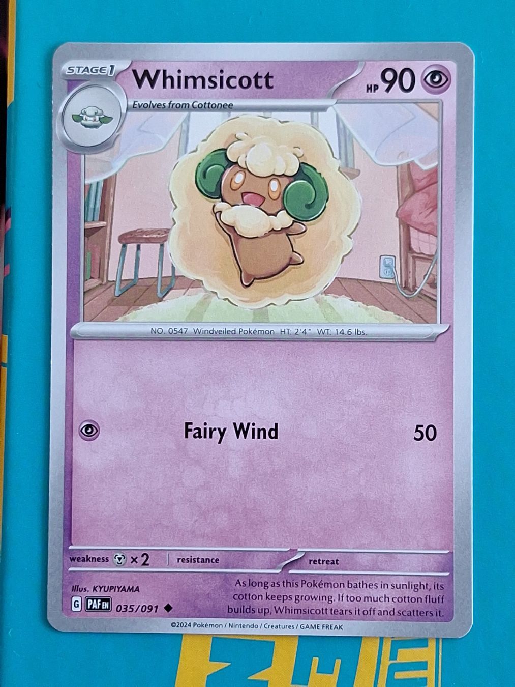 Pokémon Carte collezionabili: Whimsicott - Pokemon Paldean Fates – Usato da Altstätten SG venduto da GGsGameshop