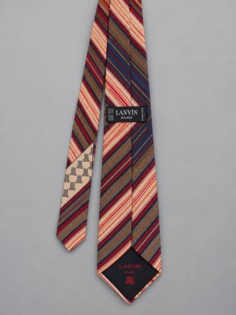 Cravate Lanvin Paris Vintage 100% Soie