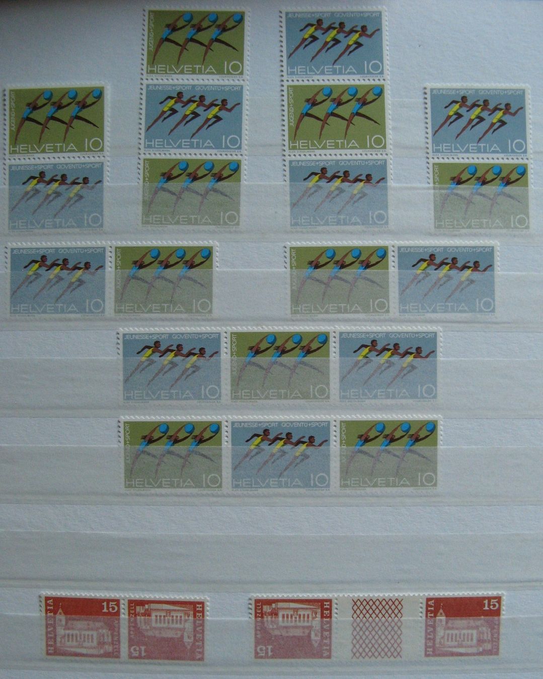 Alle Briefmarken: Kehrdrucke / Zusammenhängende postfrisch – Neu (gemäss Beschreibung) aus Frauenfeld von Interessent1 1