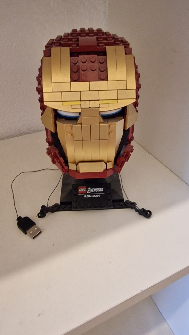 Lego Figuren: Lego Kopf Ironman – Gebraucht aus Horgen von Happi76
