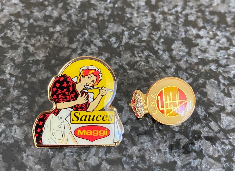 2 Pins “Sauces Maggi” “CNA” | Kaufen auf Ricardo