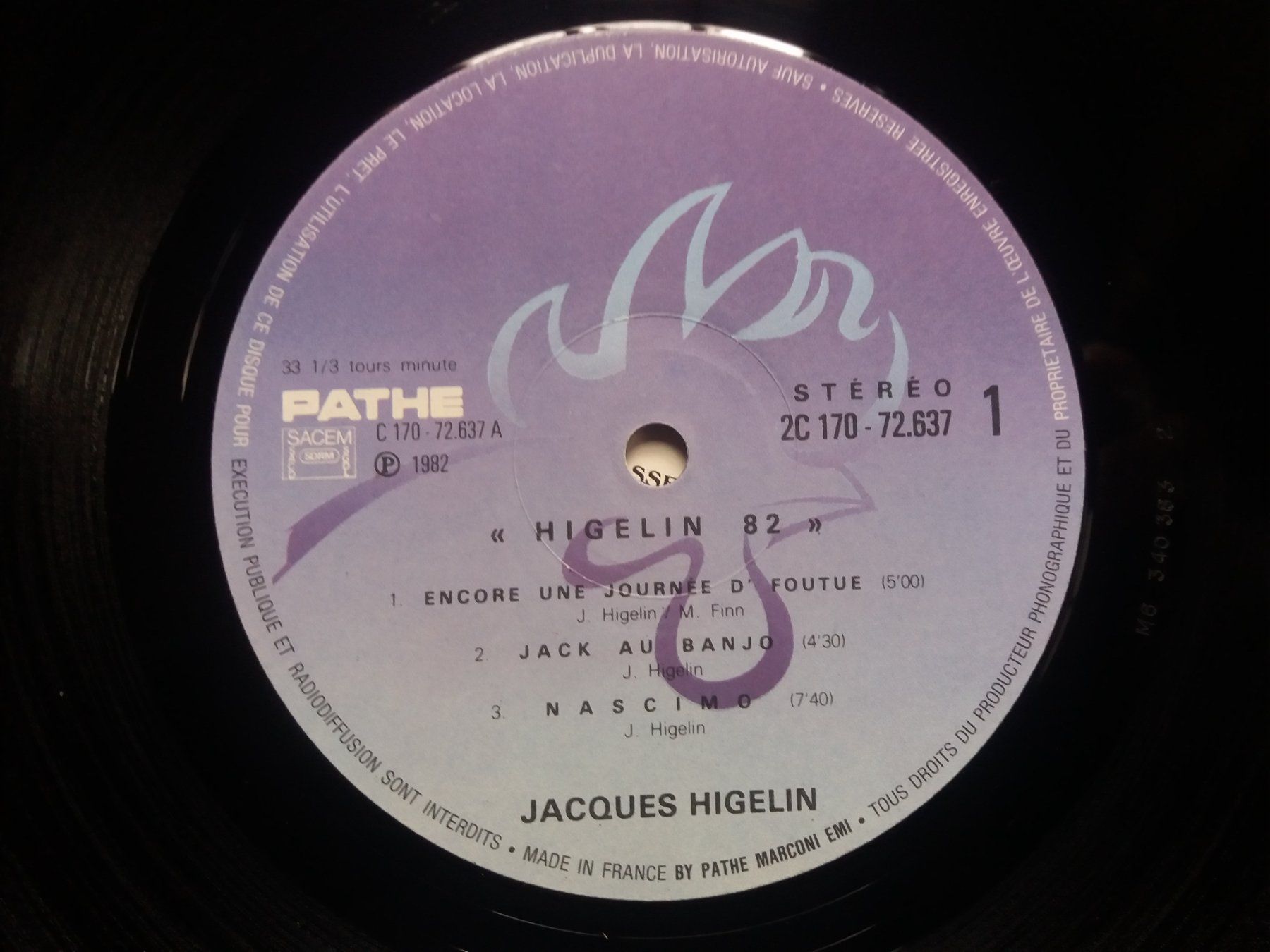 Dischi in vinile: 2 X LP (Jacques Higelin) Higelin 82 – Usato da Meyrin venduto da toutatis 4