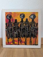 Gemälde Afrikanisches Motiv Massai Acryl auf Leinwand 