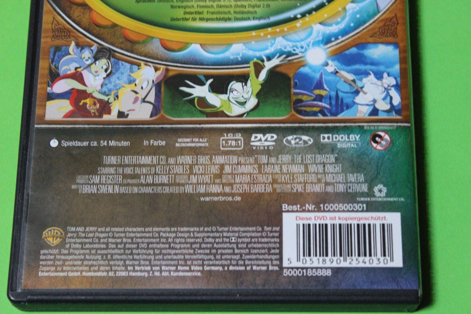 Tutti i DVDs: TOM UND JERRY - DER VERLORENE DRACHE DVD – Usato da Tübach venduto da JamesStone 4