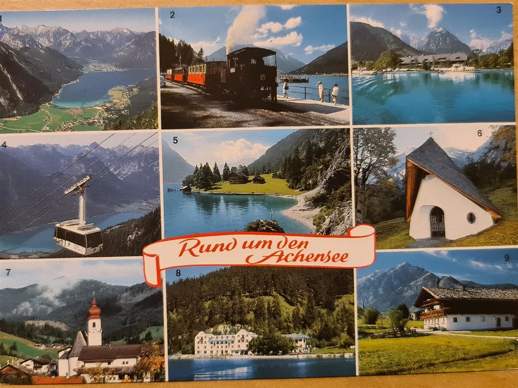 Cartoline postali: Ansichtskarte rund um den Achensee – Usato da Dintikon venduto da Vexi