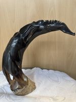 Dekorative Elefantenstatue – Schwarz glänzendes Design