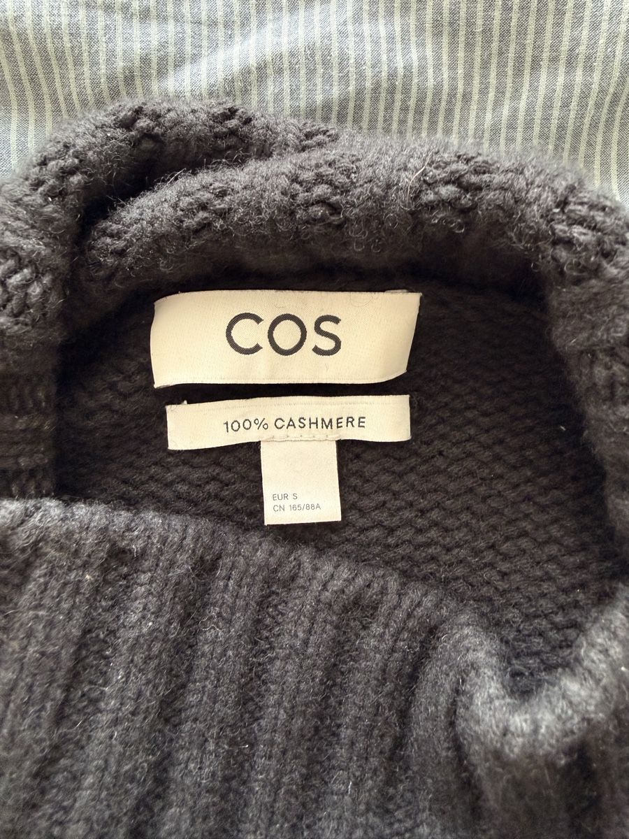 Cos Pullover & Sweatshirts: Pullover COS black 100% cashmere size S used – Gebraucht aus Meilen von tan_v628 3