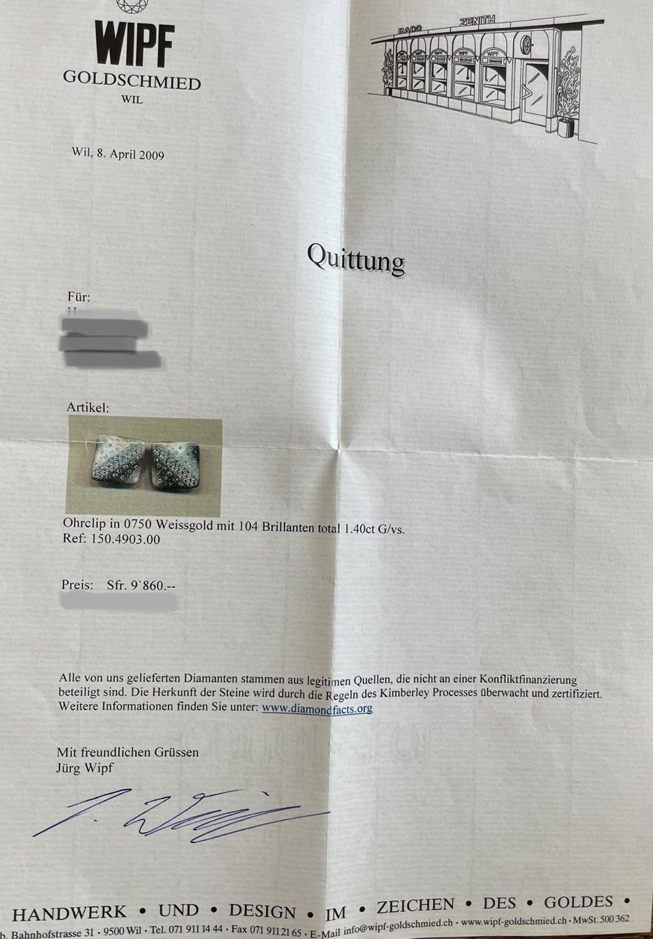 Ohrringe & -stecker: Ohrring – Gebraucht aus Frauenfeld von Urban9 3